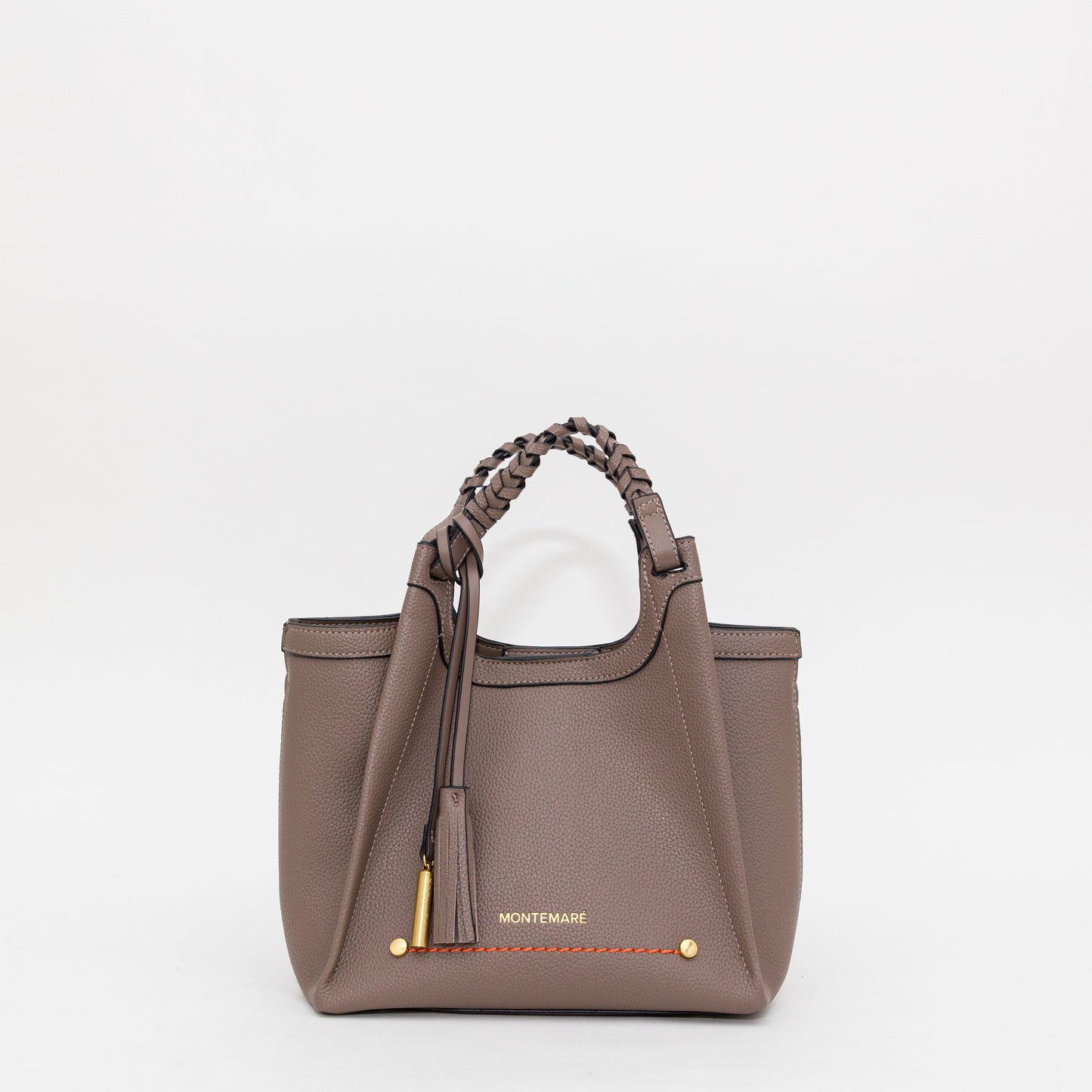 Sedona Crossbody with braided handle in premium vegan leather