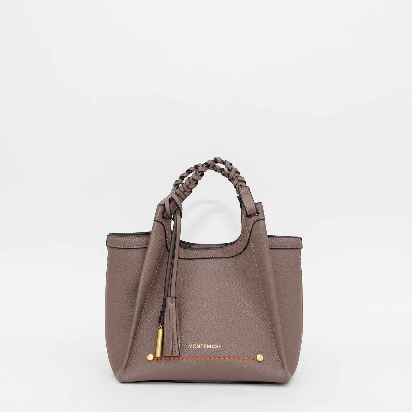 Sedona Crossbody with braided handle in premium vegan leather