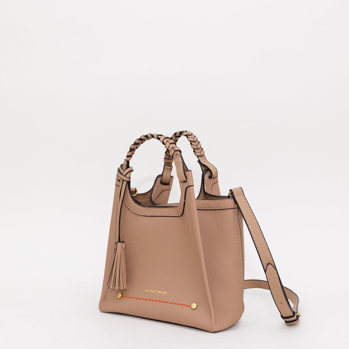 Montemaré Sedona Crossbody in Latte on white background