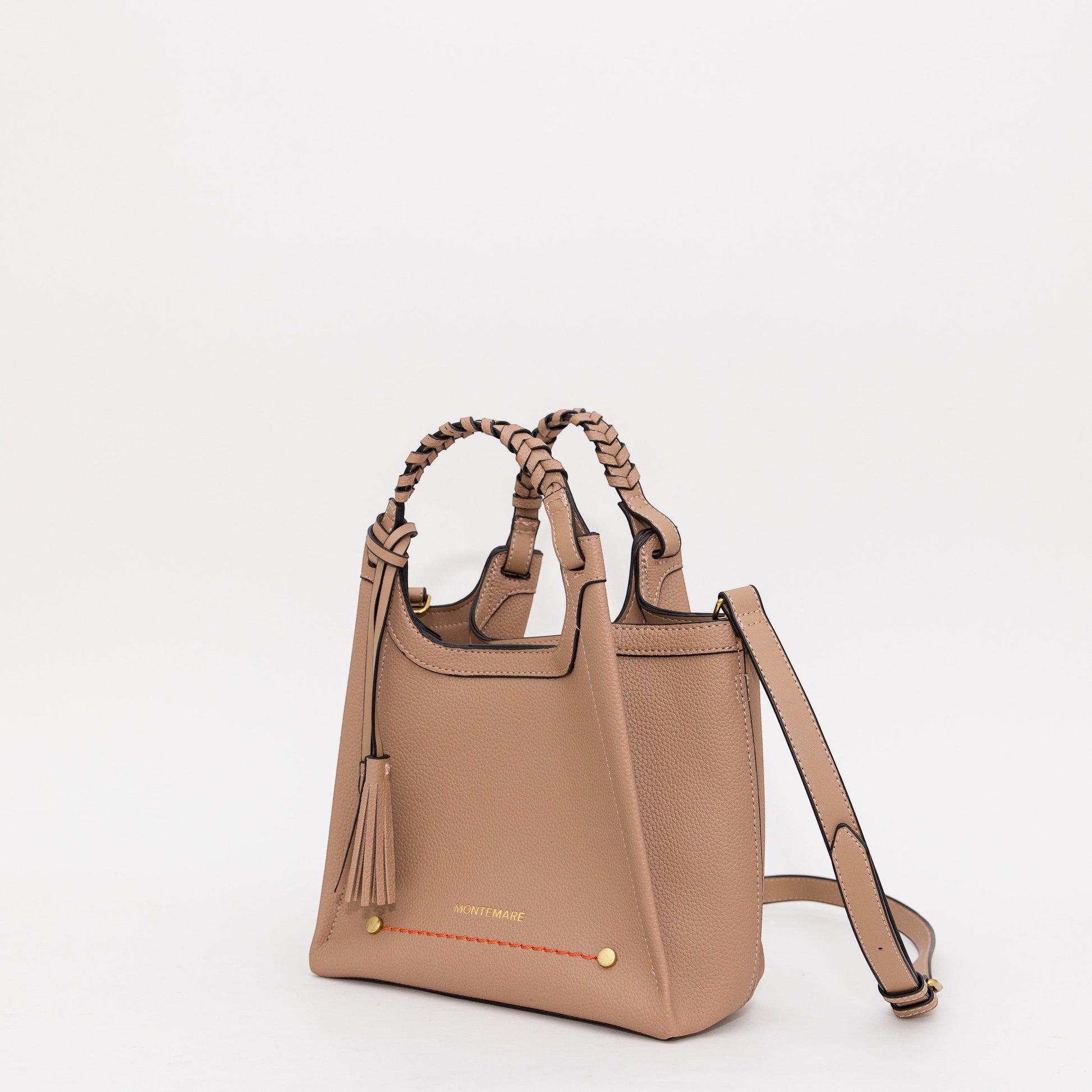 Montemaré Sedona Crossbody in Latte on white background