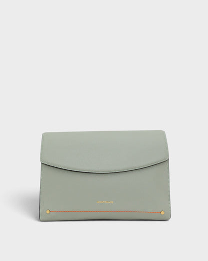 Blue laptop case on a white background