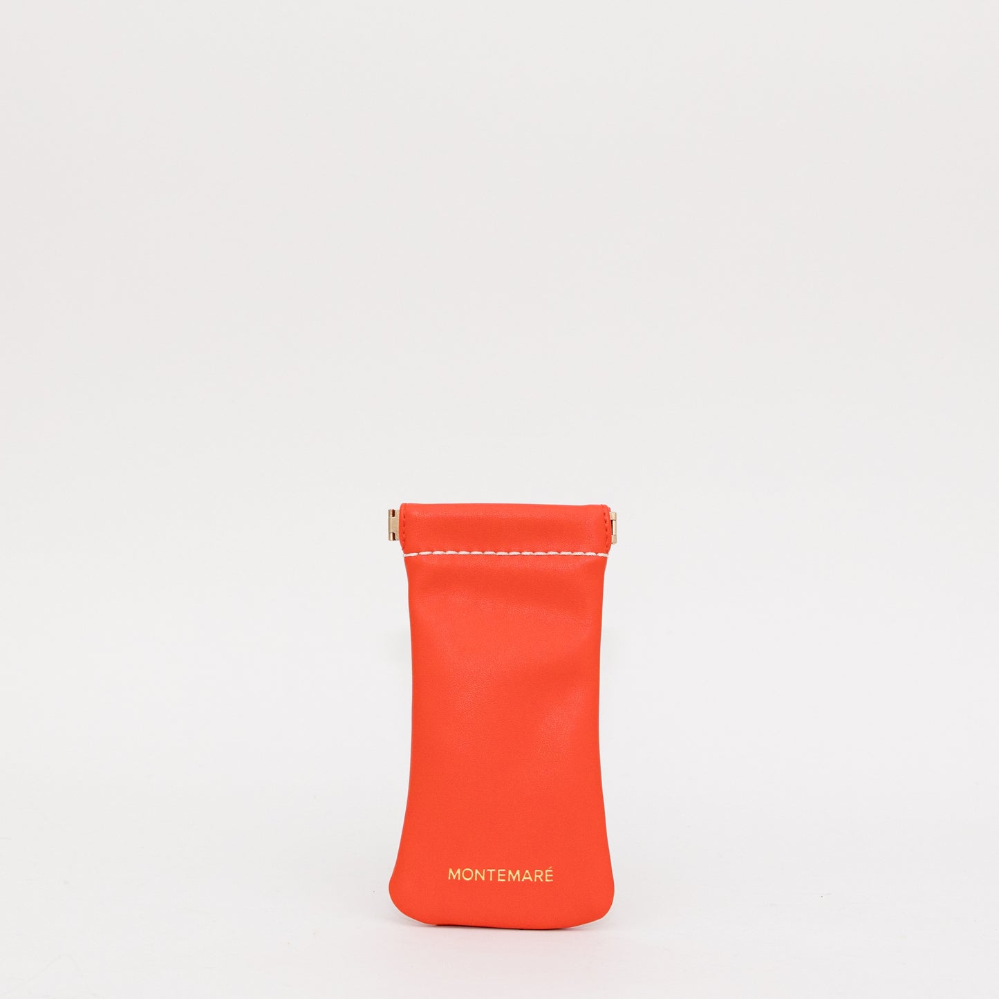 Montemaré Glasses Case in Orange on white background